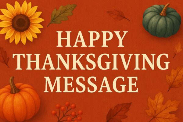 Happy Thanksgiving Message