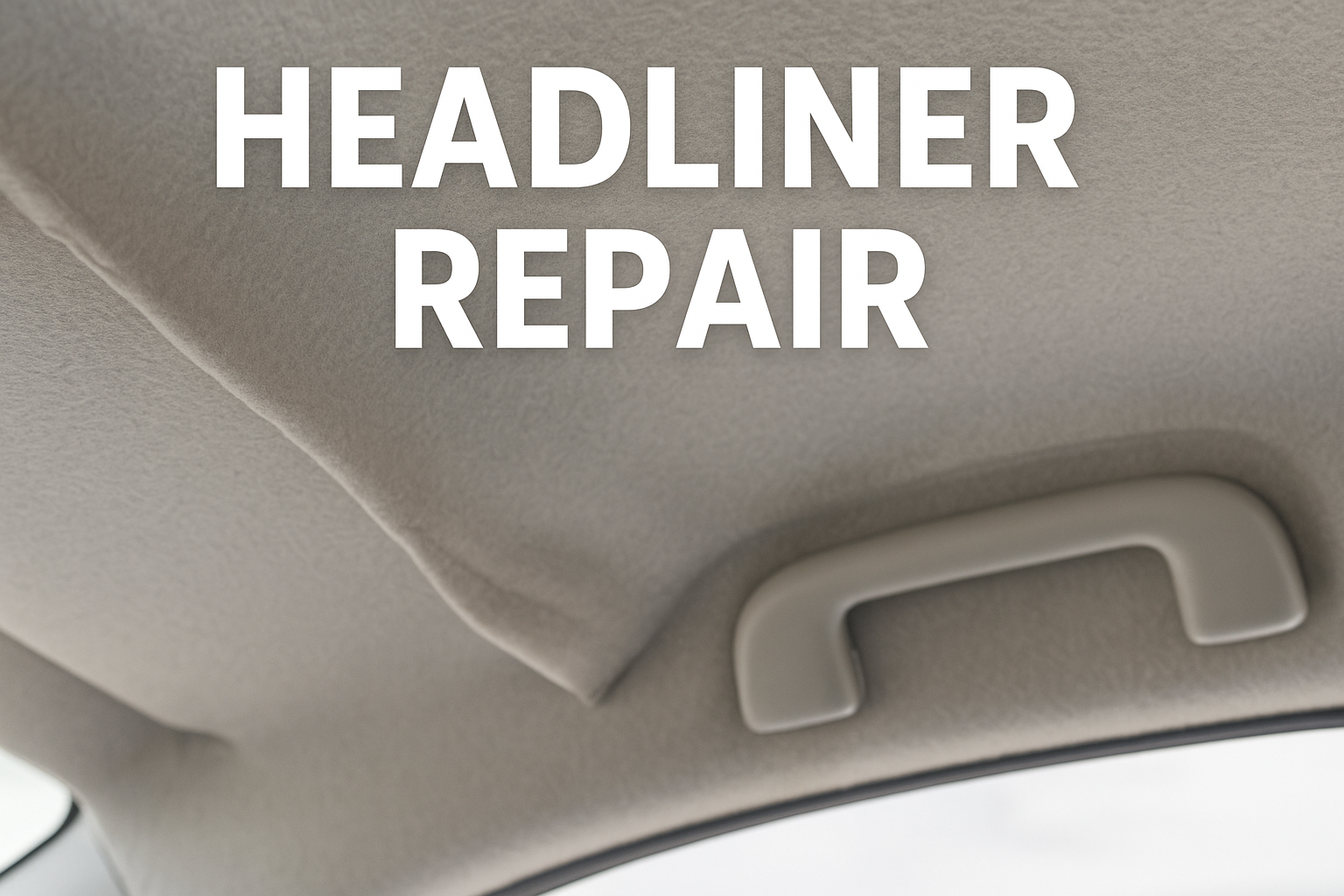 Headliner repair