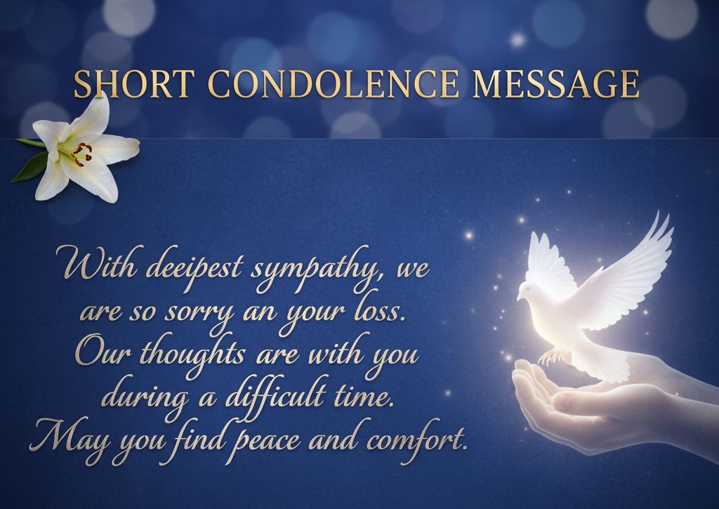 short condolence message